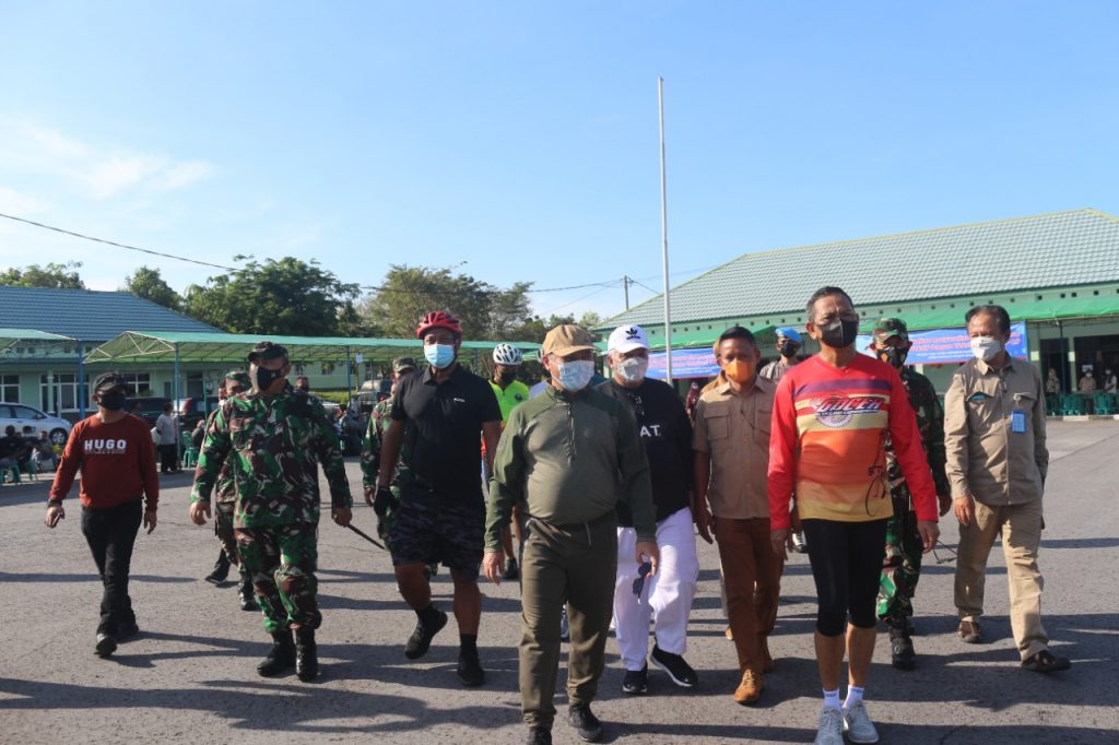 gubernur danrem dan kapolda babel tinjau serbuan vaksinasi jilid 2 di makodim 0431 bb 29267