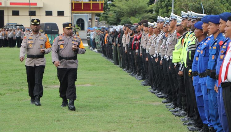 hadapi nataru polda papua gelar pasukan operasi lilin cartenz 2022 52664