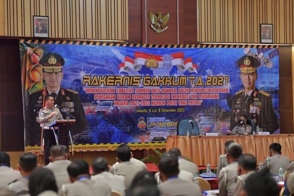 hadiri rakernis ditgakkum kakorlantas harap polantas lakukan tindakan pencegahan 17742