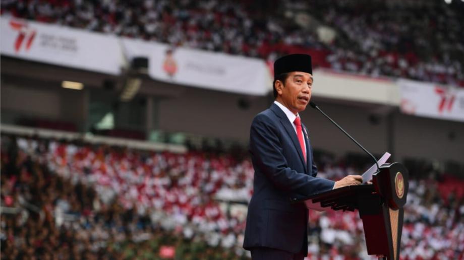 hari bhayangkara ke 77 presiden apresiasi tingkat kepercayaan polri meningkat 60406