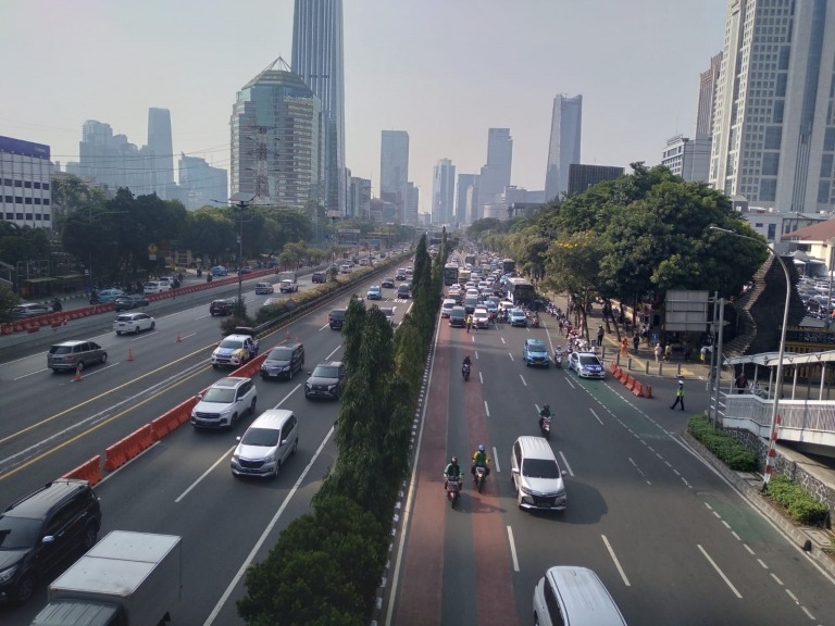 hari terakhir ktt asean 2023 polisi imbau warga hindari 5 ruas jalan di jakarta 63271
