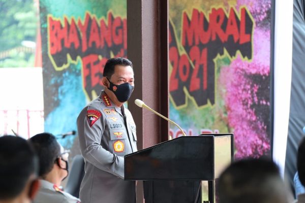 held bhayangkara mural festival national police chief evidence that the police respect freedom of expression 43399