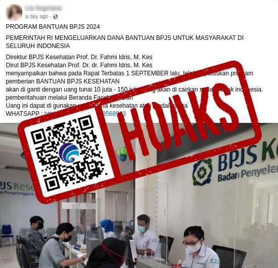 hoaks bpjs kesehatan bagi bagi bantuan sebesar rp10 150 juta 78682
