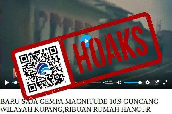 hoaks gempa berkekuatan 109 magnitudo ratakan ribuan bangunan di kota kupang 71659