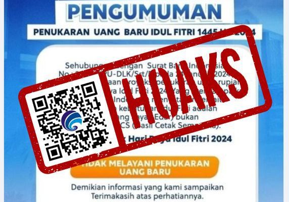 hoaks hari raya 2024 bank indonesia tidak melayani penukaran uang baru 72271