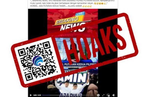 hoaks kpu umumkan pilpres 2024 putaran kedua untuk hindari kemarahan rakyat 70428