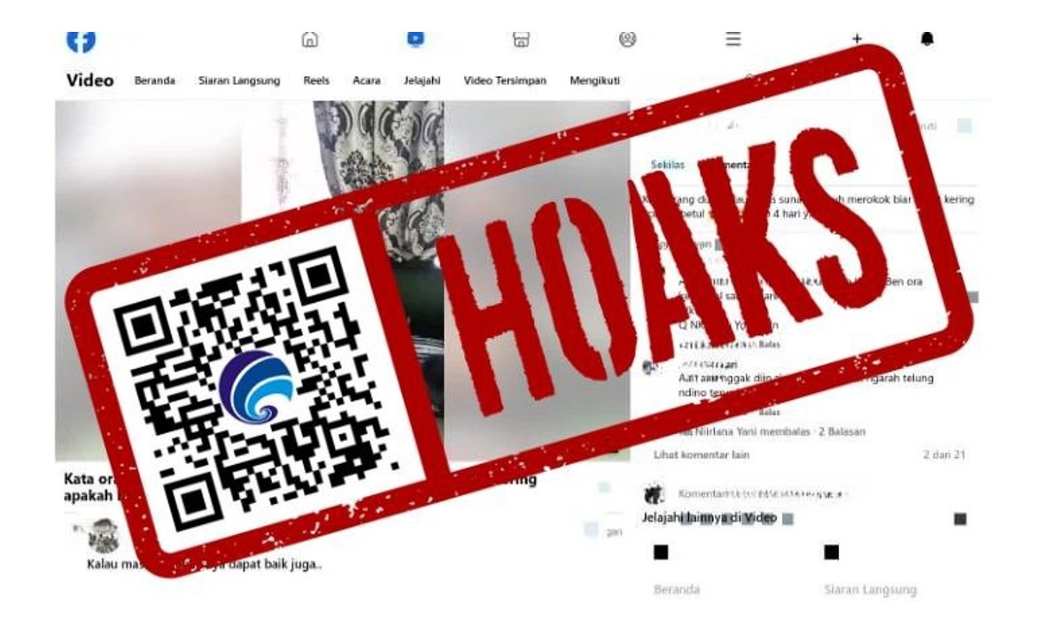 hoaks luka operasi bekas khitan akan lebih cepat kering dengan merokok 74837