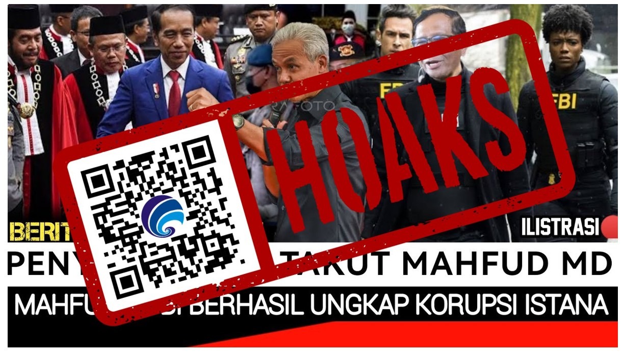 hoaks menkopolhukam mahfud md dan fbi berhasil bongkar korupsi di istana kepresidenan 69352
