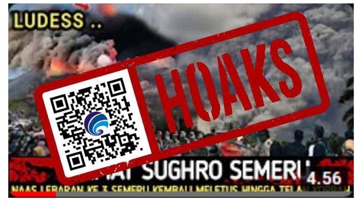 hoaks pada hari ketiga lebaran idul fitri gunung semeru menelan korban jiwa 72805