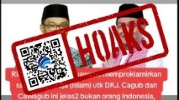 hoaks paslon ridwan kamil suswono serukan jakarta satu agama islam 80249