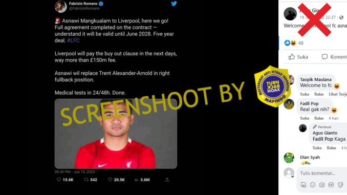 hoaks pemain bola asnawi direkrut liverpool fc 60194