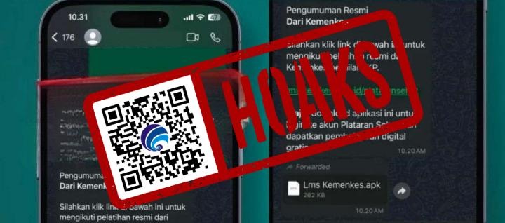 hoaks pembelajaran gratis mengatasnamakan plataran sehat kemenkes 77060
