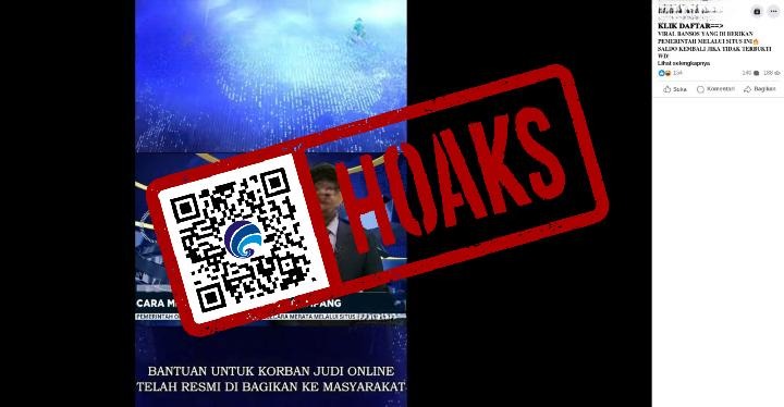 hoaks pemerintah bagikan bansos lewat situs judi 76115