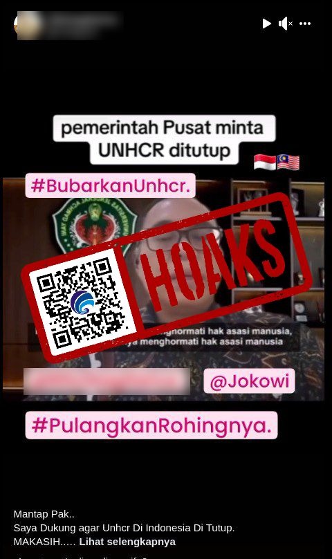 hoaks pemerintah pusat minta kantor unhcr di indonesia ditutup 68966