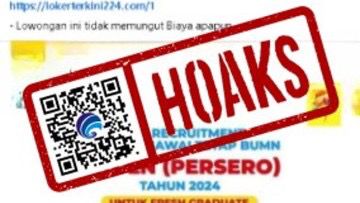 hoaks pendaftaran calon pegawai tetap bumn pt pln persero 2024 79148