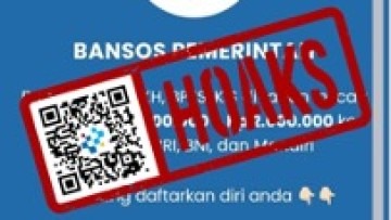 hoaks penyaluran bansos dari kemensos dan pihak telegram 84463