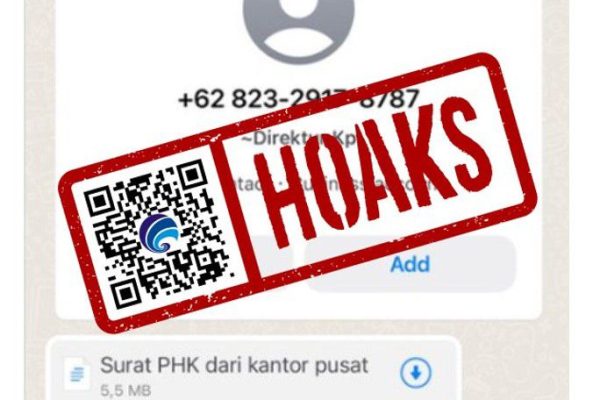 hoaks surat phk dari kantor pusat melalui pesan whatsapp 72487