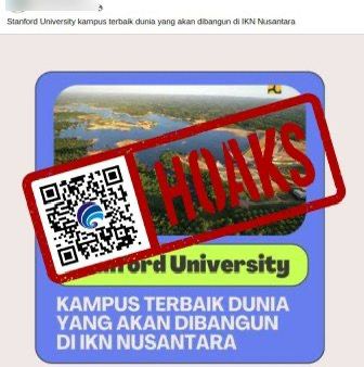 hoaks universitas stanford akan membangun kampus di ikn 71734