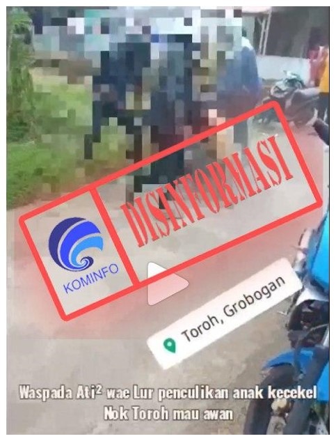 hoax pelaku penculikan anak dihajar massa 54145