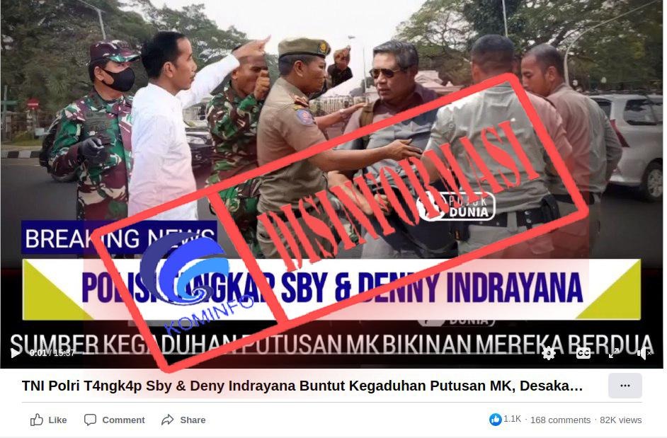 hoax sby dan denny indrayana ditangkap polisi karena bocorkan putusan mk 59084