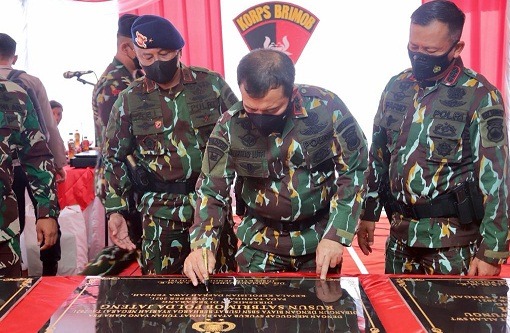 hut korps brimob polri ke 76 kapolda jateng resmikan dua rusun untuk personel brimob 20350