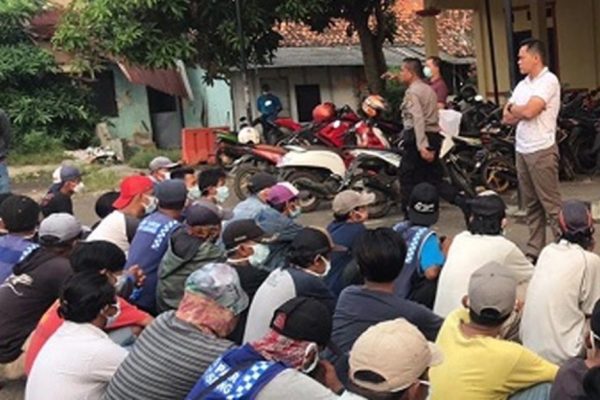 in 3 days banten regional police arrested hundreds of thugs 28907