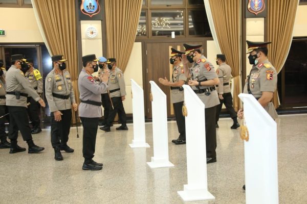 inaugurate several of high ranking police officers chief of indonesia national police support and complete government programs to handle covid 19 41213