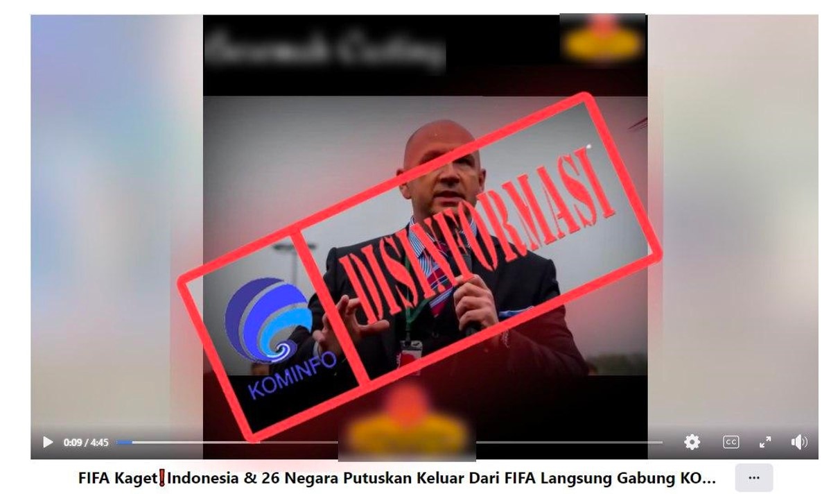 informasi palsu indonesia beserta 26 negara lainnya putuskan keluar dari fifa 56526