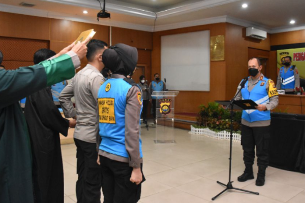 ini arahan kapolda jambi saat pengambilan sumpah dan penandatanganan pakta integritas seleksi sip 23015