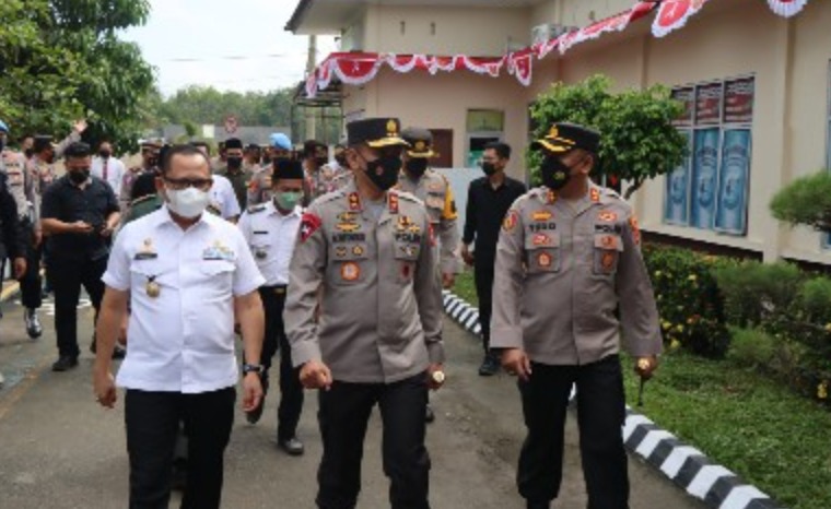 ini penekanan kapolda lampung kepada personel polres mesuji 48744