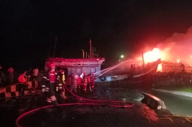 ini penyebab kebakaran kapal di cilacap 46597