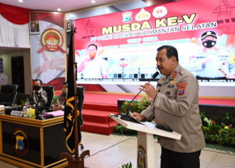 ini pesan kapolda kalsel saat hadiri musyawarah daerah ke 5 pp polri 24972