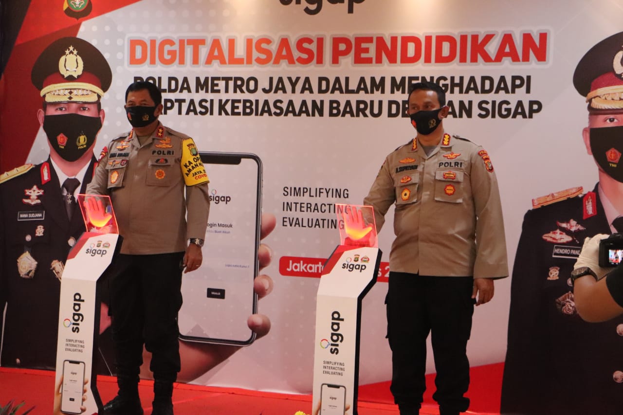 inovasi terbaru di dunia pendidikan polri polda metro jaya luncurkan aplikasi sigap 34904