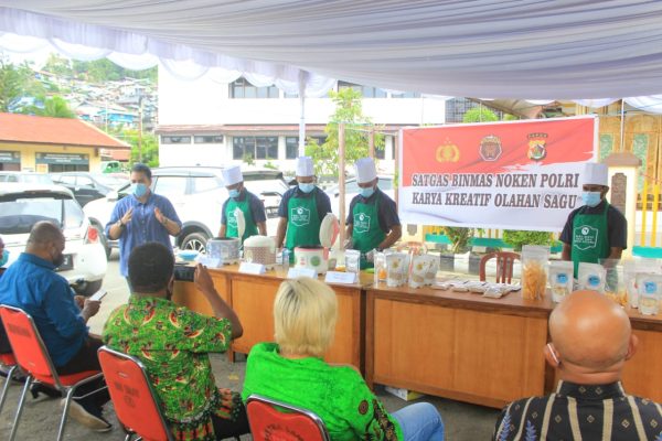 inp binmas noken exhibits processed rice by papuan youths 38667