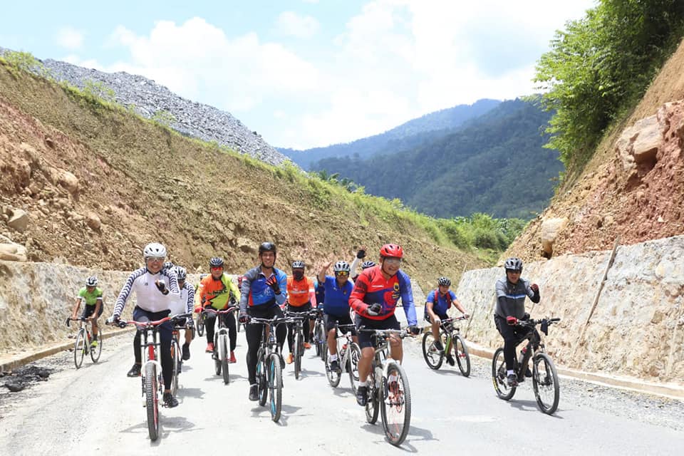 jaga kebugaran tubuh di tengah pandemi covid 19 kapolda sumut dan pju gowes bareng di asahan 11446
