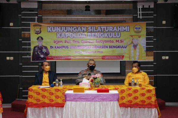 jalin silaturahmi kapolda bengkulu kunjungi 3 perguruan tinggi di kota bengkulu 26916