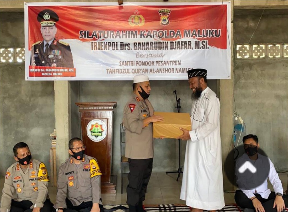 jalin silaturahmi kapolda maluku kunjungi pondok pesantren tahfidzul qur an 34804