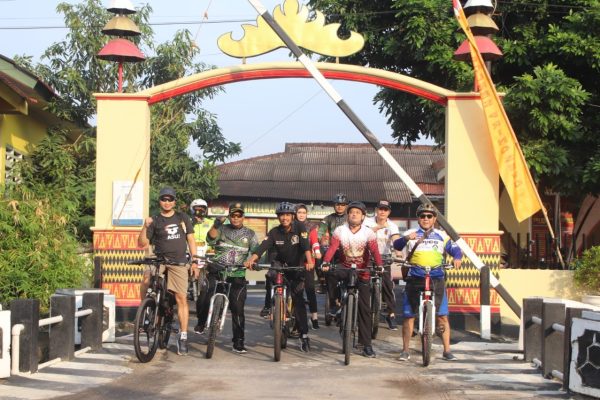jalin sinergi dan koordinasi kapolres pringsewu bersama forkopimda goes bareng 48946