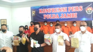 jambi apprehend 10 suspects of drug abuse in the first quarter of 2022 44813