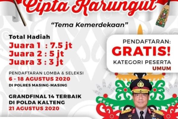 jelang hut ri polda kalteng gelar lomba virtual cipta musik karungut 21263
