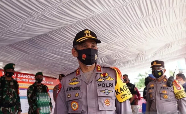 jelang malam natal kapolda cek kesiapan penerapan prokes di sejumlah gereja di gorontalo 32986