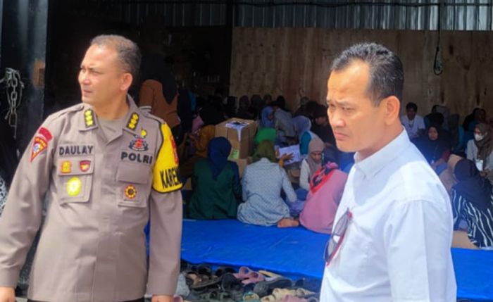 jelang pemilu karo ops polda lampung mengecek gudang logistik kpu 68769