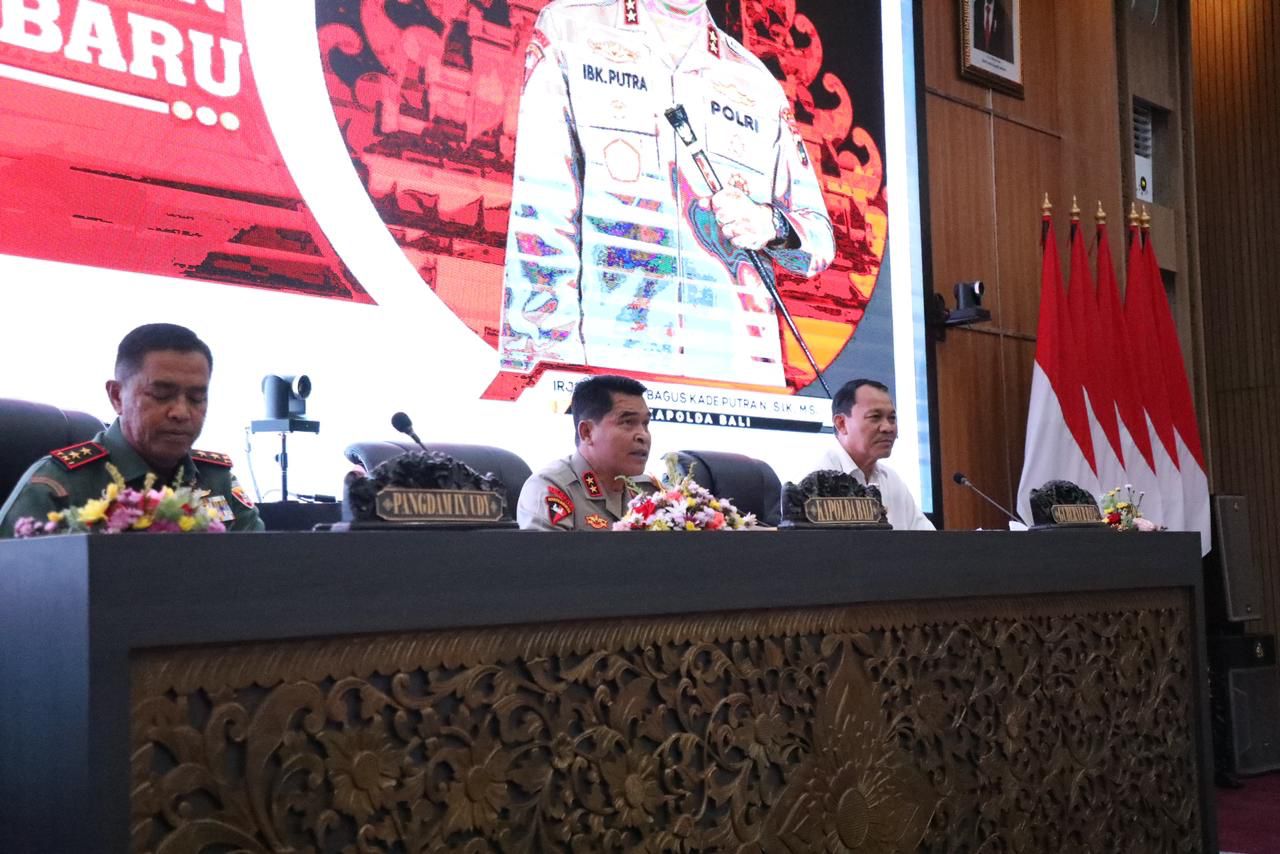 jelang pengamanan nataru polda bali gelar rakor lintas sektoral 67575