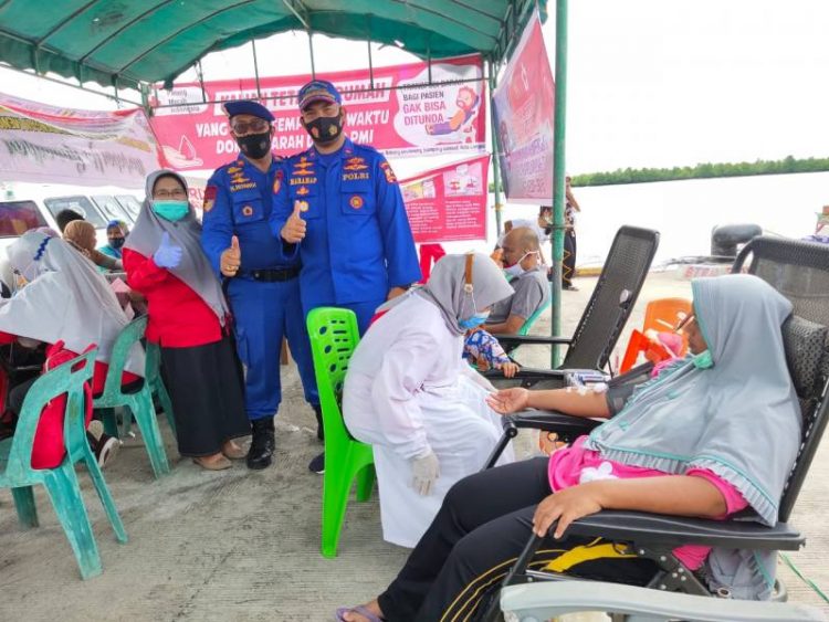 jelang peringatan hut ke 70 ditpolair korpolairud baharkam mabes polri gelar kegiatan donor darah 11653