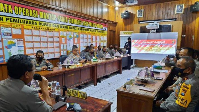 jelang pilkada serentak 2020 irwil itwasum mabes polri kunjungan kerja ke polres majene 36598