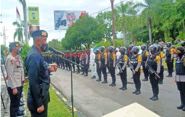 jelang pilkada serentak 2020 polda kalteng kerahkan 571 personel 18064