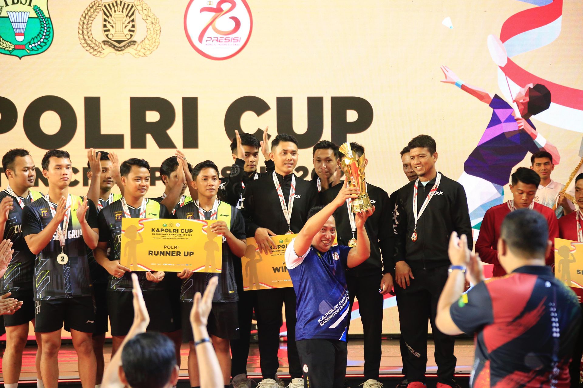 jenderal sigit sebut turnamen bulutangkis kapolri cup pintu masuk mengikuti kejuaraan nasional dan internasional 76954
