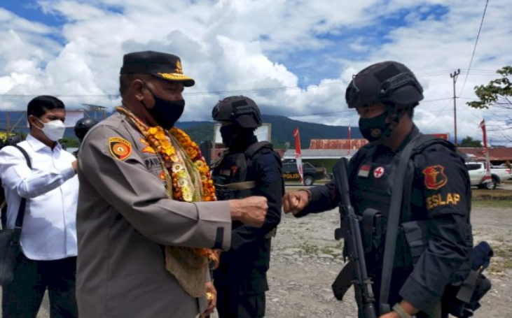 kabaintelkam polri tinjau situasi kamtimbmas di kabupaten yalimo 31151