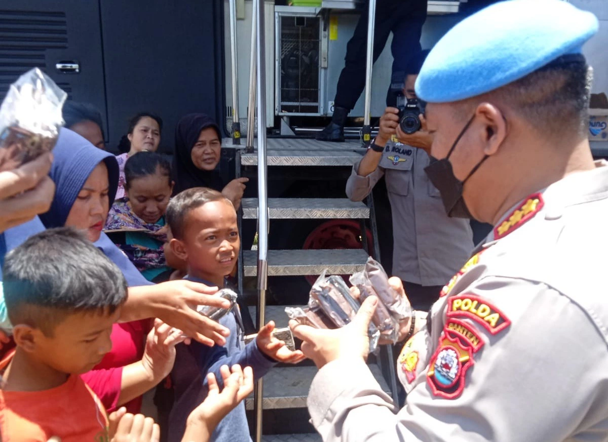 kabid propam banten visid flood disaster command in serang 44996