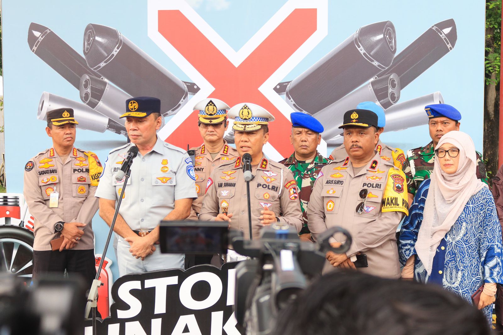kakorlantas polri pencanangan aksi keselamatan jalan upaya menekan angka kecelakaan 70881